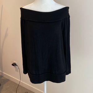 Off the shoulder super soft sweatshirt